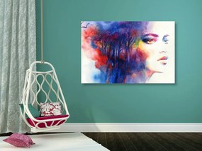 Quadro su tela – Bellezza femminile affascinante