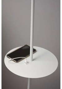 Lampada a stelo bianca con vano portaoggetti Linear - Markslöjd