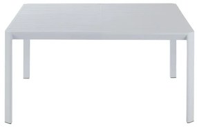 Tavolo da giardino allungabile Idaho NATERIAL in alluminio grigio per 8 persone 97/149x149cm