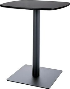 Tavolo bar BT001 in MDF e metallo nero opaco – 60x60x76 cm