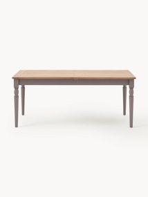 Tavolo da pranzo allungabile in legno fatto a mano Eton, 180-230 x 95 cm