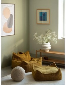Pouf a sacco per bambini marrone con rivestimento in bouclé Chair – Wigiwama