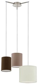 Eglo 92755 - Lampada a sospensione TOMBOLO 3xE27/60W/230V