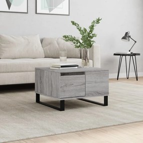 Tavolino Salotto Grigio Sonoma 55x55x36,5 Cm Legno Multistrato /
