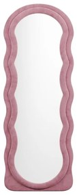 Specchio organico L. 65 x H. 170 cm in Velluto Rosa - AYANI