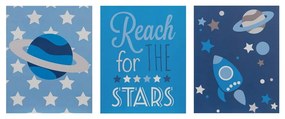 Quadri per bambini in set da 3 16x20 cm Reach for the Stars - Premier Housewares