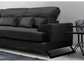 Divano angolare grigio scuro (angolo sinistro) Frido - Balcab Home