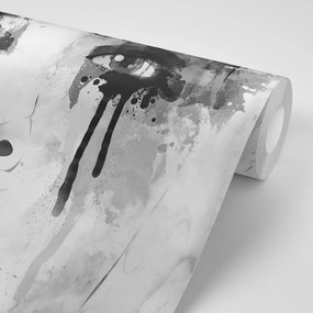 Carta da parati – Donna alla moda in bianco e nero