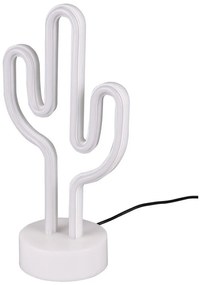 Lampada da tavolo a LED bianca (altezza 29 cm) Cactus - Reality