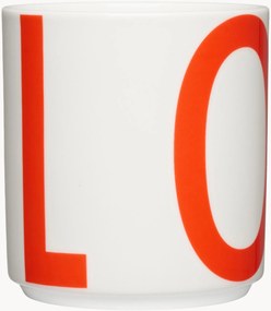 Tazza con scritta Vintage ABC Love