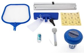 Bestway - kit pulizia piscina completo aspiratore retino con accessori 58195