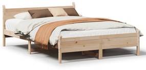 Letto senza materasso 120x200 cm in legno massello di pino