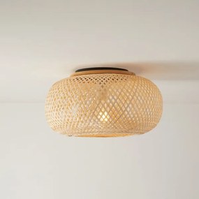 Plafoniera SALOMON 1xE27/10W/230V diametro 40 cm bambù