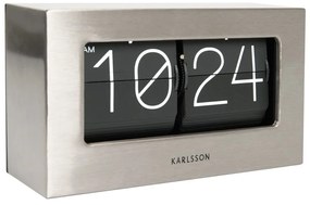 Orologio a scorrimento in scatola Grey Present Time - Karlsson