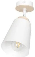 Lampada a Soffitto Atlas, Bianco, Acciaio, 15x30x15 cm, EPIKASA