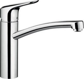 Rubinetto da cucina fisso diagonale My Cube M argento cromato lucido HANSGROHE