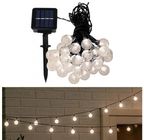 Catena LED solare 6,9m 50xLED/1,2V