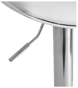 Sgabelli da bar bianchi ad altezza regolabile in similpelle in set di 2 (altezza seduta 56,5 cm) - Casa Selección