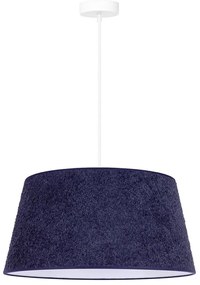 Duolla - Lampadario a sospensione con filo BOUCLE 1xE27/15W/230V diametro 50 cm blu