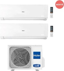 Condizionatore dualsplit Flexis Plus 9000+9000 btu codice prod: as25s2sf1famw3(x2) 2u40s2sm1fa - Haier