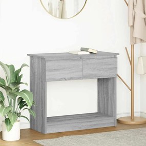Tavolo Consolle Con Cassetti Grigio Sonoma 85,5x38,5x74,5 Cm /