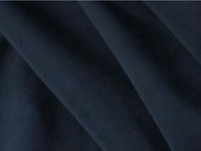 Divano angolare blu (con penisola a sinistra/con chaise lounge) con rivestimento in velluto Kate – Micadoni