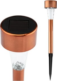 Lampada solare LED LED/2V 40 mAh IP44 rame