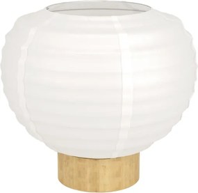 Eglo 44067 - Lampada da tavolo SUMMERHILL 1xE27/40W/230V bianco/beige