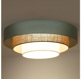 Duolla-Plafoniera LED LUNETA LED/26W/230V diametro 60 cm 4000K turchese/beige