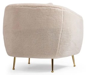 Poltrona beige Istiridye - Artie