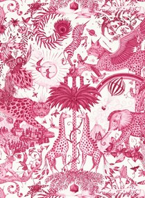 Clarke & Clarke Carta da parati Paradise Lost - Berry