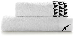 Set di 2 asciugamani in cotone Trip Trip Juego - Blanc