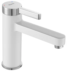 Rubinetto da lavabo Rea Polo White Chrom Low