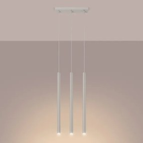 Sollux SL.1514 - Lampadario a sospensione con filo PASTELO 3xG9/8W/230V color crema