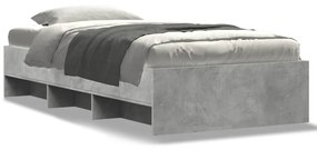 Giroletto Grigio Cemento 90x190 Cm İn Legno Multistrato /