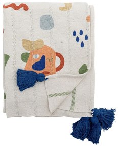 Coperta per bambini color crema in cotone riciclato 130x160 cm Sylvie – Bloomingville Mini