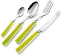 Servizio Set di Posate 24 pezzi in Acciaio Inox Eme Candy Giallo 124