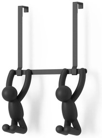 Appendiabiti in plastica nera da 22 cm Buddy - Umbra
