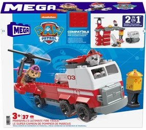 Playset Megablocks Paw Patrol Camion dei Pompieri + 3 anni 37 Pezzi