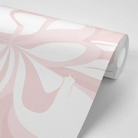 Carta da parati autoadesiva – Astrazione femminile in rosa