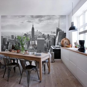 Fotomurale KOMAR Nyc black&white, Multicolore 368X254 cm
