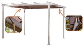 Telo di ricambio  in poliestere Niagara grigio L 282 x L 400 cm