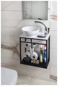 Lavabo rotondo bianco in ceramica ø 28 cm Aster – Sapho