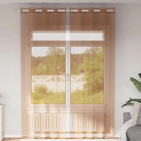 Tende İn Voile Con Occhielli 2 Pz Terracotta /