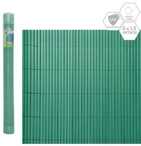 Recinzione da Giardino Verde PVC 1 x 300 x 150 cm