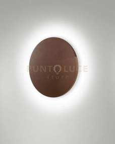 Zon applique da esterno a led 9w 3000k 1017lm corten ip65