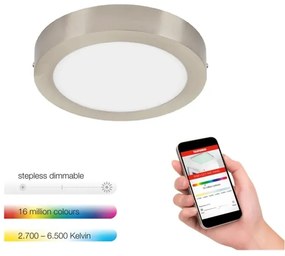 Telefunken 309502TF - LED RGBW plafoniera LED/18W/230V 2700-6500K WiFiTuya