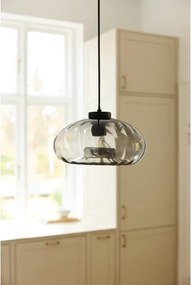 Osram - Lampada a sospensione con cavo DECOR SMOKE 1xE27/12W/230V Ø 28 cm nero/grigio fumé