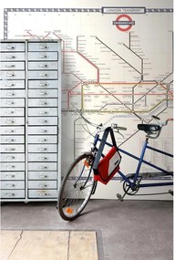 Fotomurale ESTA Metro, beige e blu 279X280 cm