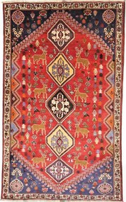 Gashghai Tappeto 290 x 180 Rosso (Iran) Annodato A Mano